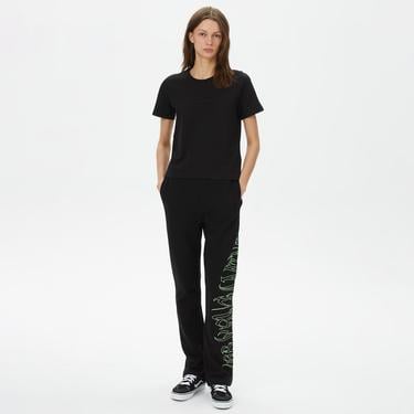  Les Benjamins Regular 401 Kadın Siyah T-Shirt