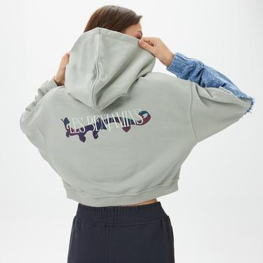  Les Benjamins Relaxed 002 Unisex Gri Hoodie Sweatshirt