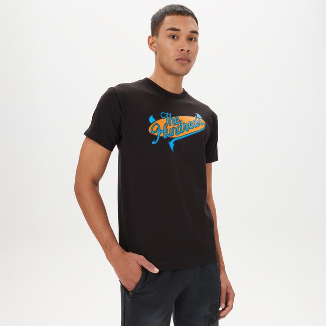  The Hundreds Industry Slant Erkek Siyah T-Shirt