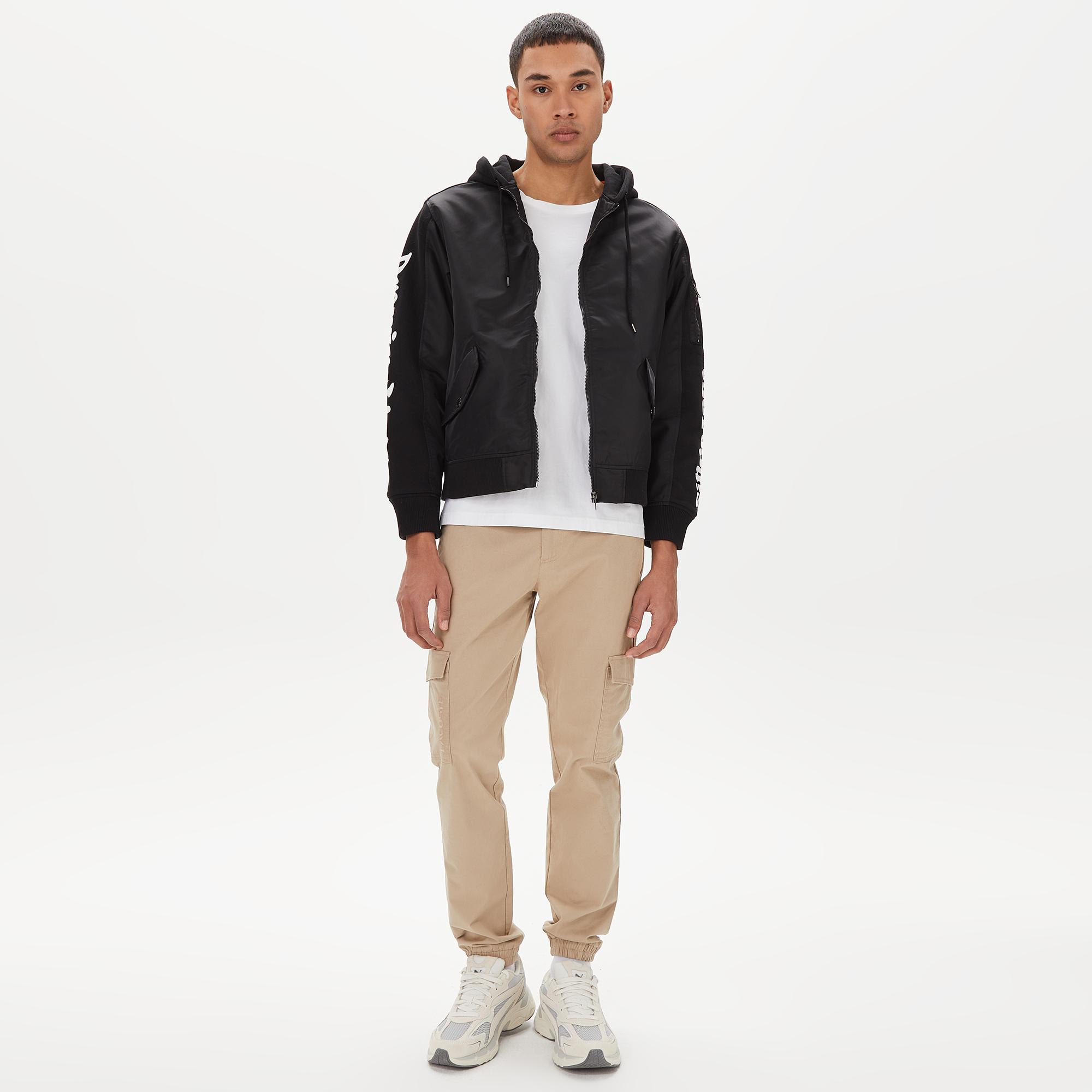 The Hundreds Moth Bomber Erkek Siyah Ceket