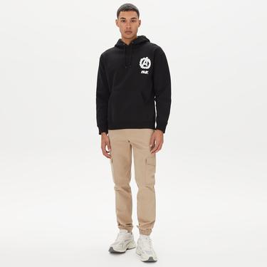  HUF Cosmic Assemblage Erkek Siyah Hoodie