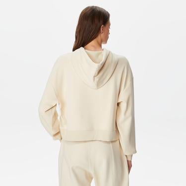  Les Benjamins 405 Kadın Krem Rengi Hoodie Sweatshirt