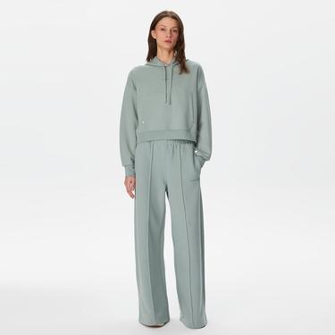  Les Benjamins 403 Kadın Yeşil Hoodie Sweatshirt