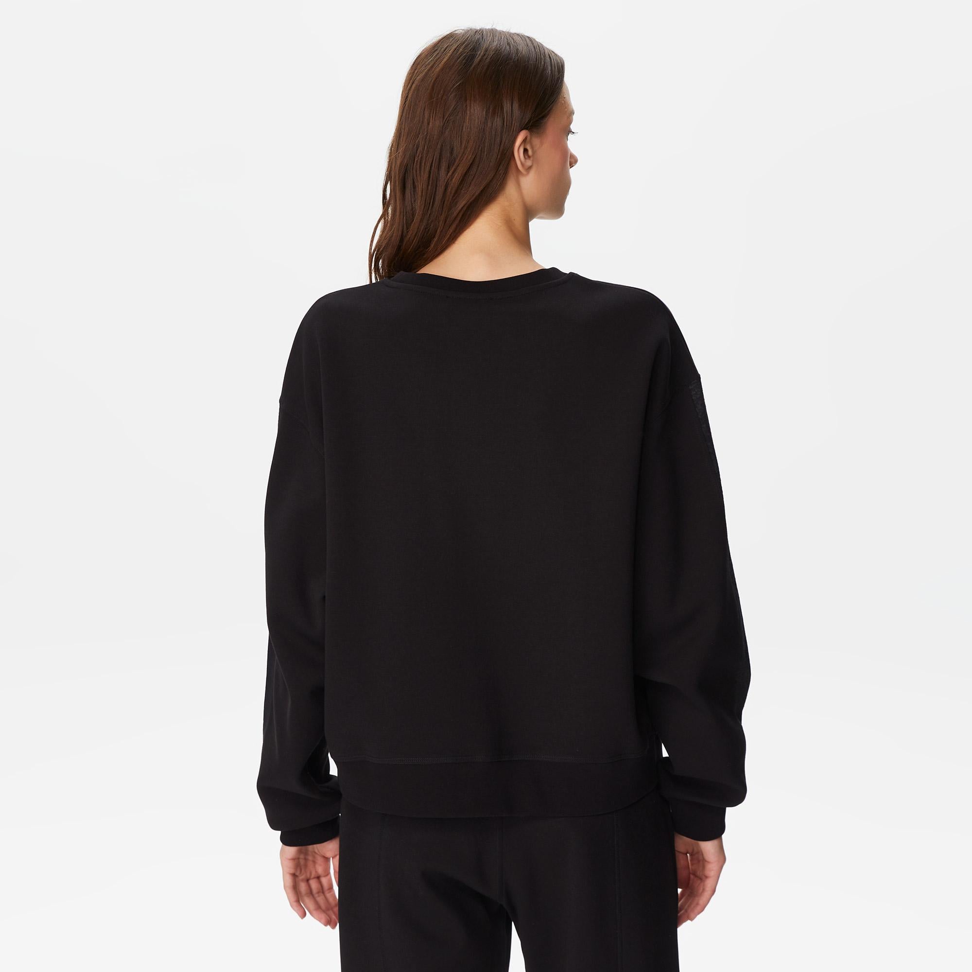 Les Benjamins 401 Kadın Siyah Sweatshirt