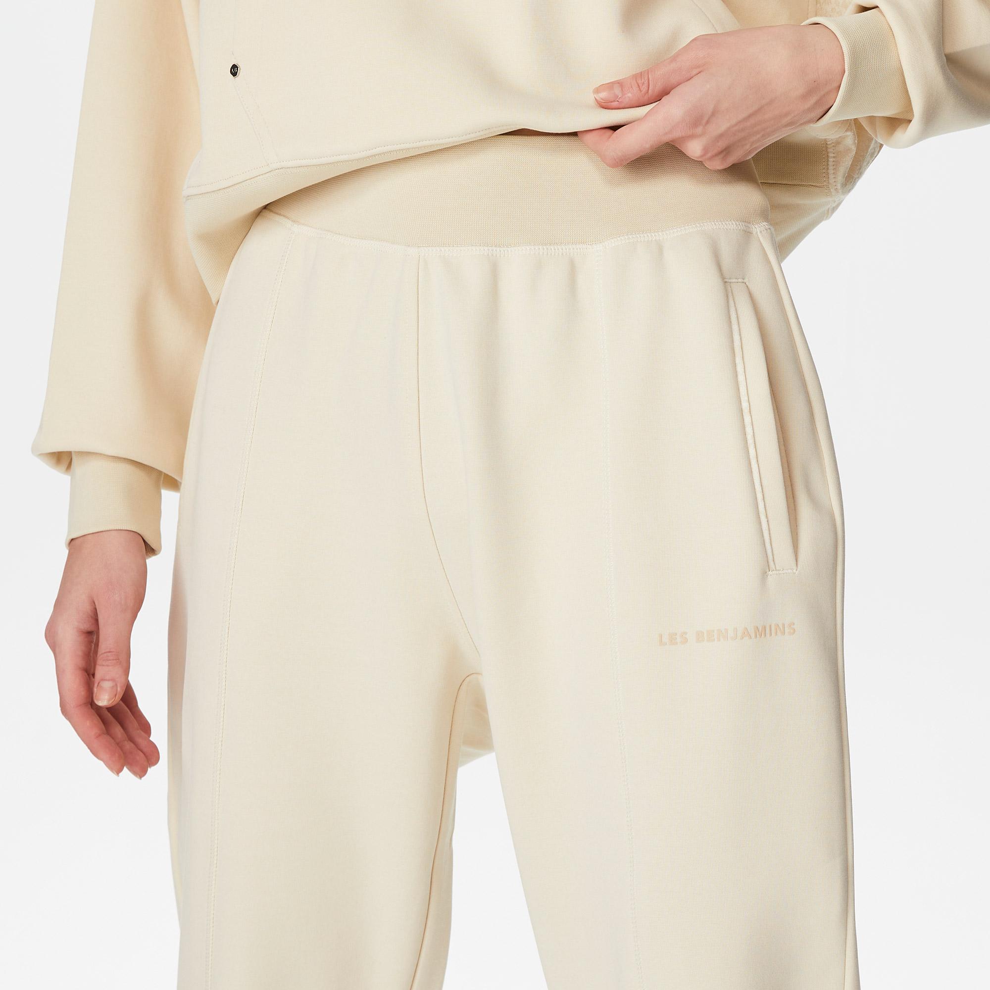 Les Benjamins 410 Kadın Krem Rengi Eşofman Altı