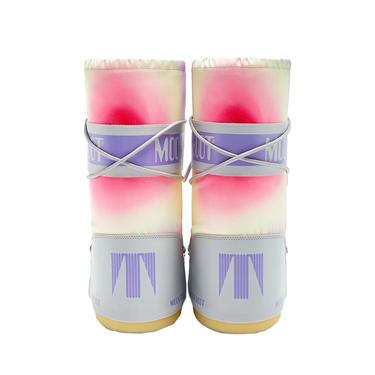  Moon Boot Mb Icon Rainbow Kadın Beyaz Kar Botu