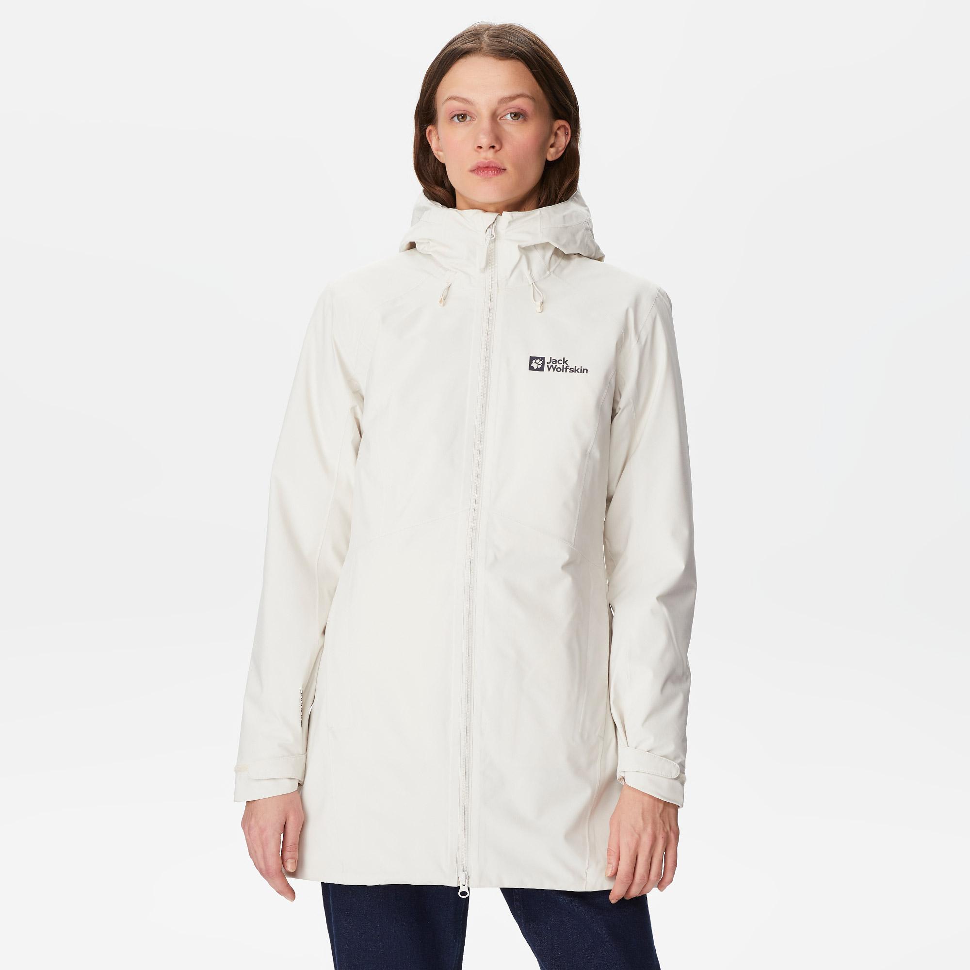 Jack Wolfskin Heidelstein Ins Kadın Krem Rengi Outdoor Ceket