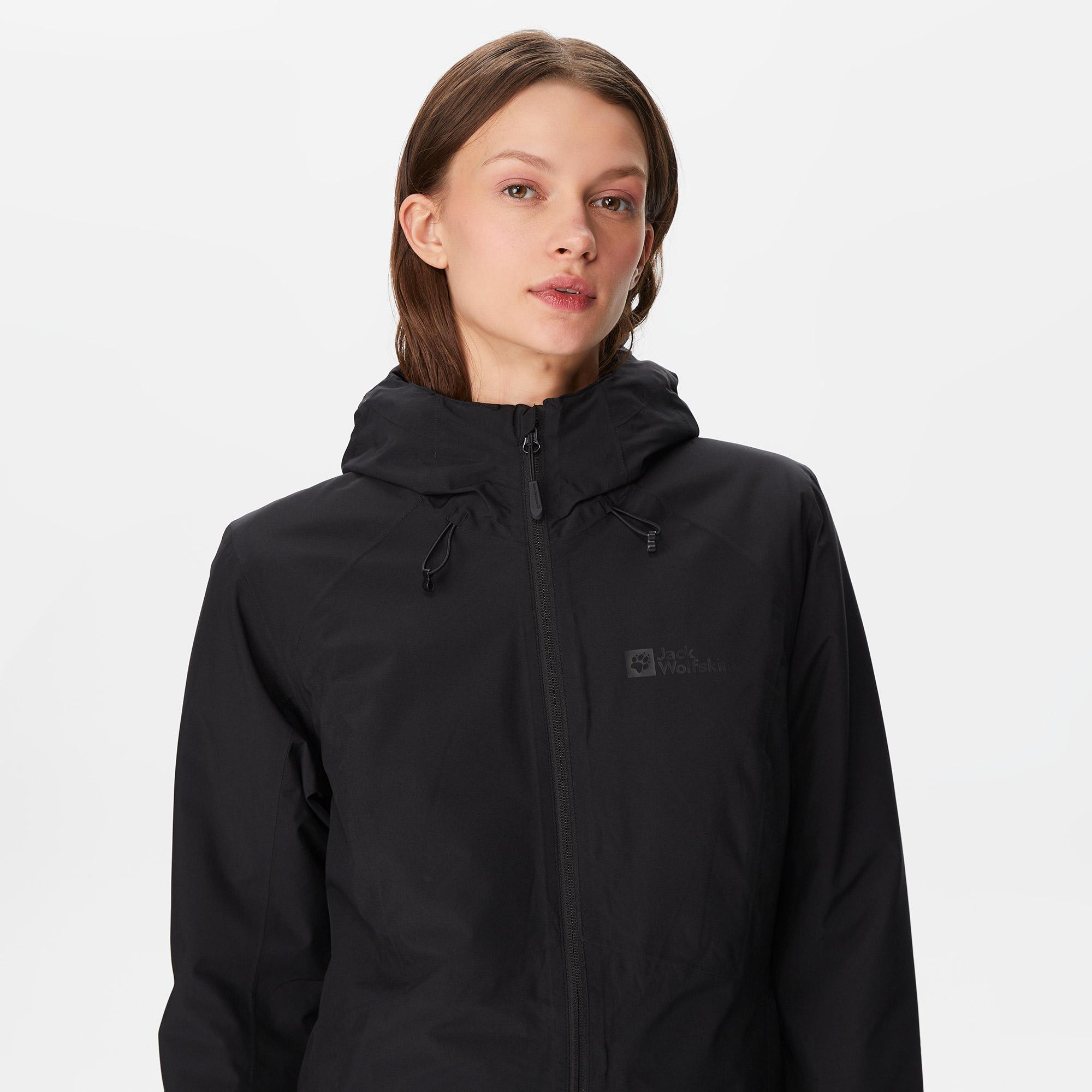 Jack Wolfskin Heidelstein Ins Kadın Siyah Mont