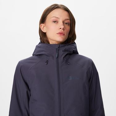  Jack Wolfskin Heidelstein Ins Kadın Antrasit Outdoor Ceket