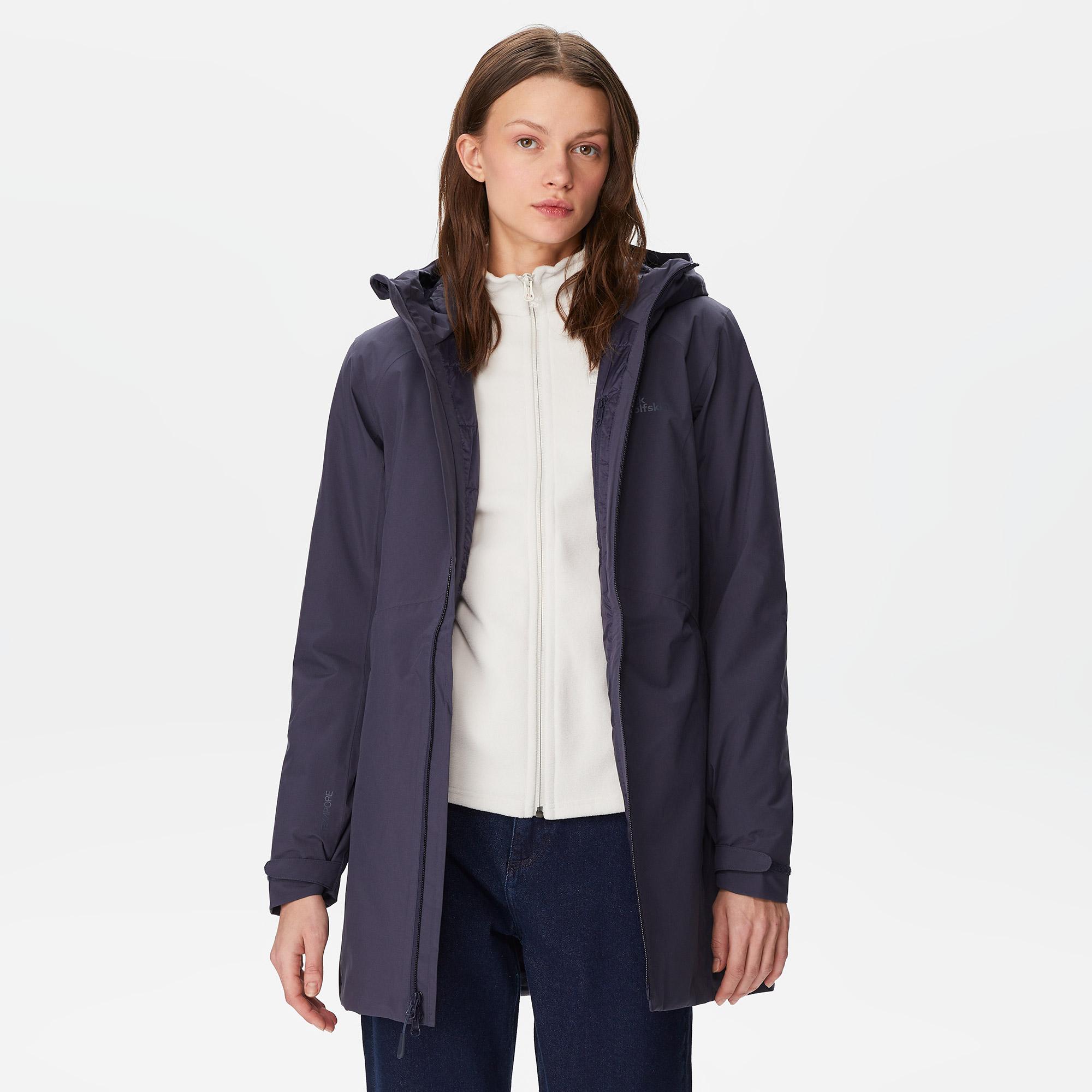 Jack Wolfskin Heidelstein Ins Kadın Antrasit Outdoor Ceket