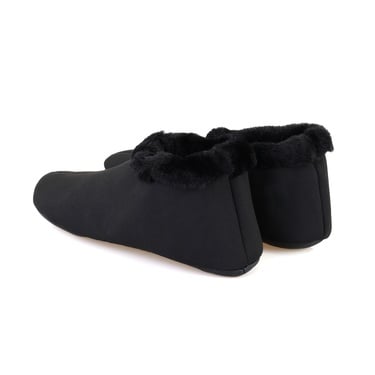  Ranja Siyah Erkek Fluffy Yünlü Patik