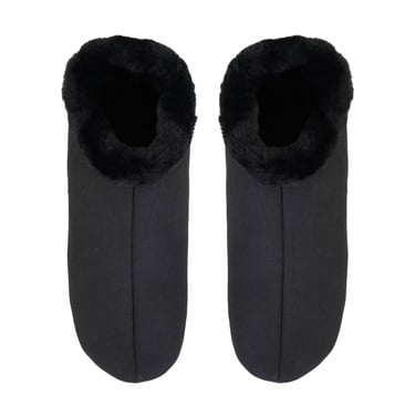  Ranja Siyah Erkek Fluffy Yünlü Patik