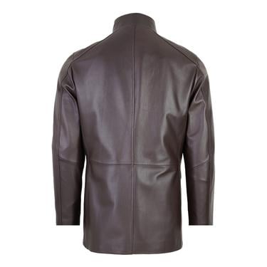  Adahy Kahve Erkek Deri Mont