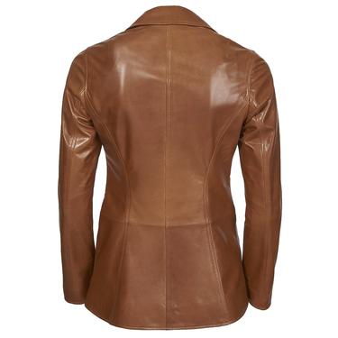  Elenore Kadın Deri Blazer Spor Ceket