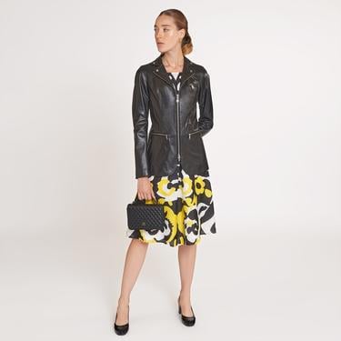  Elenore Kadın Deri Blazer Spor Ceket