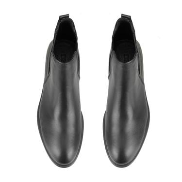  Urien Siyah Erkek Lastikli Deri Chelsea Bot