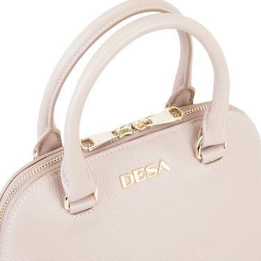  Mildred Bej Kadın Deri El Çantası