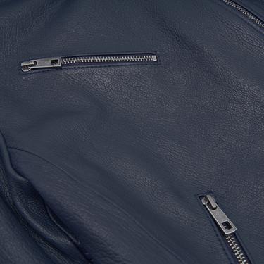  Destiny Lacivert Kadın Deri Ceket