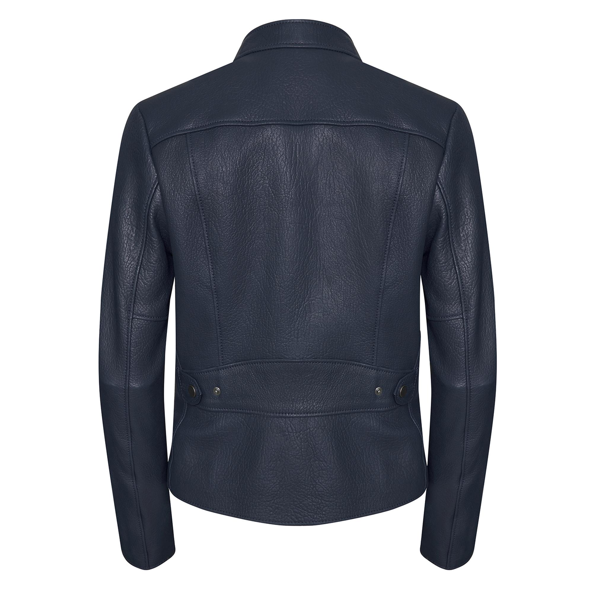 Destiny Lacivert Kadın Deri Ceket