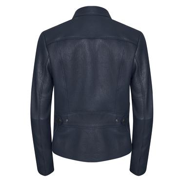  Destiny Lacivert Kadın Deri Ceket