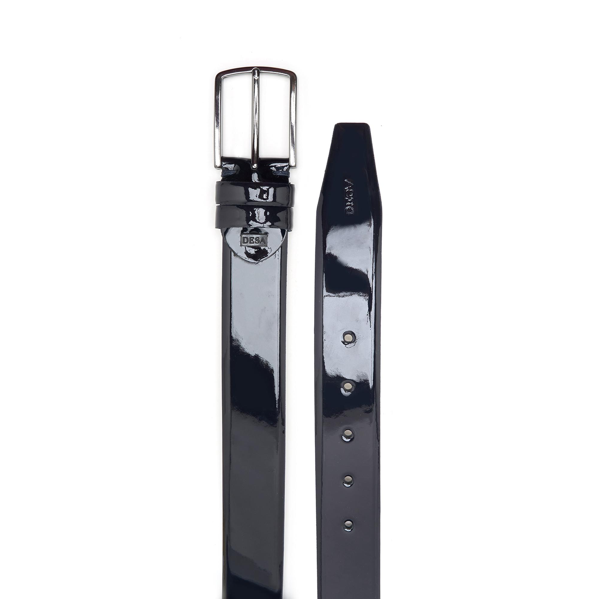 Lacivert Erkek Klasik Deri Kemer