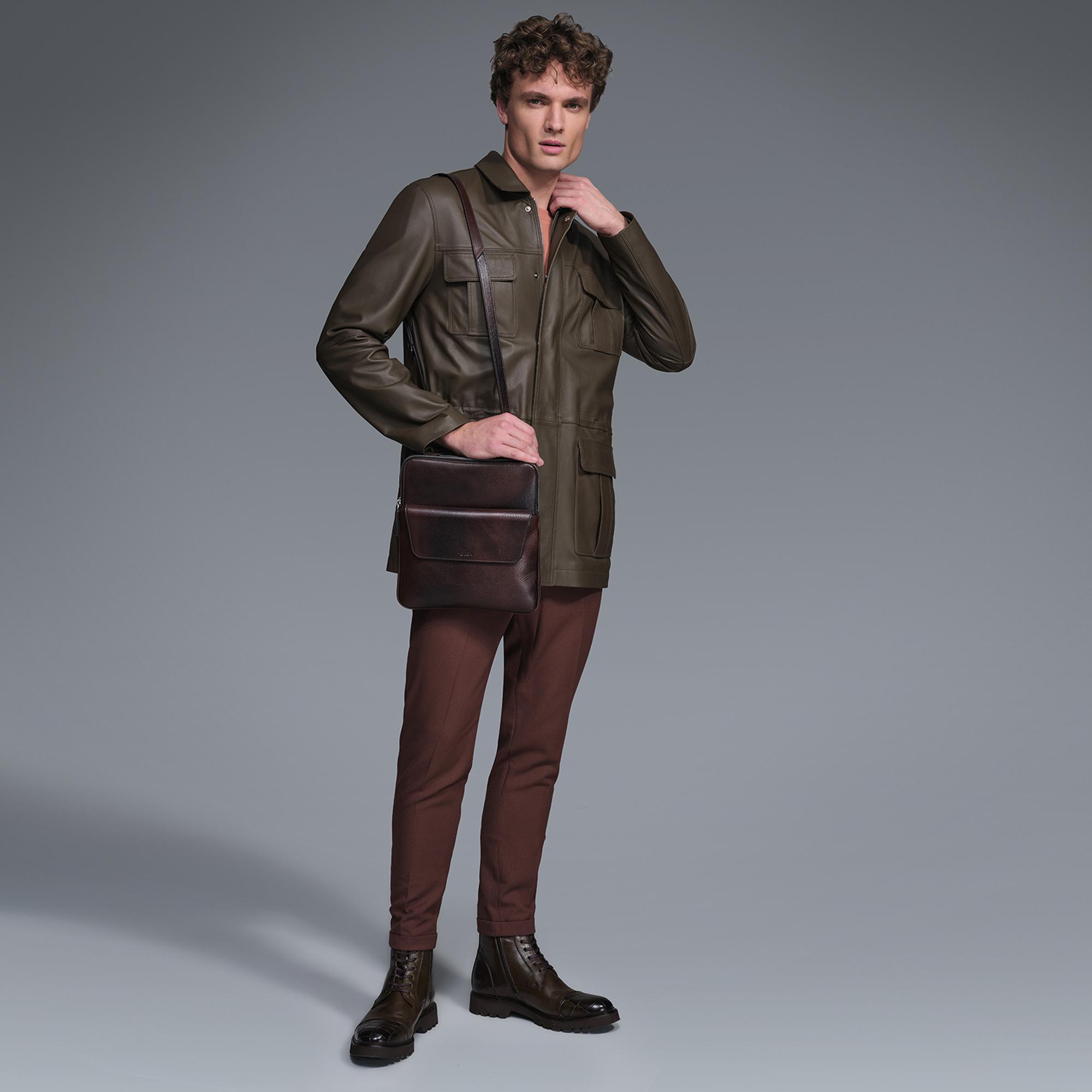 Anton Haki Erkek Deri Kaban