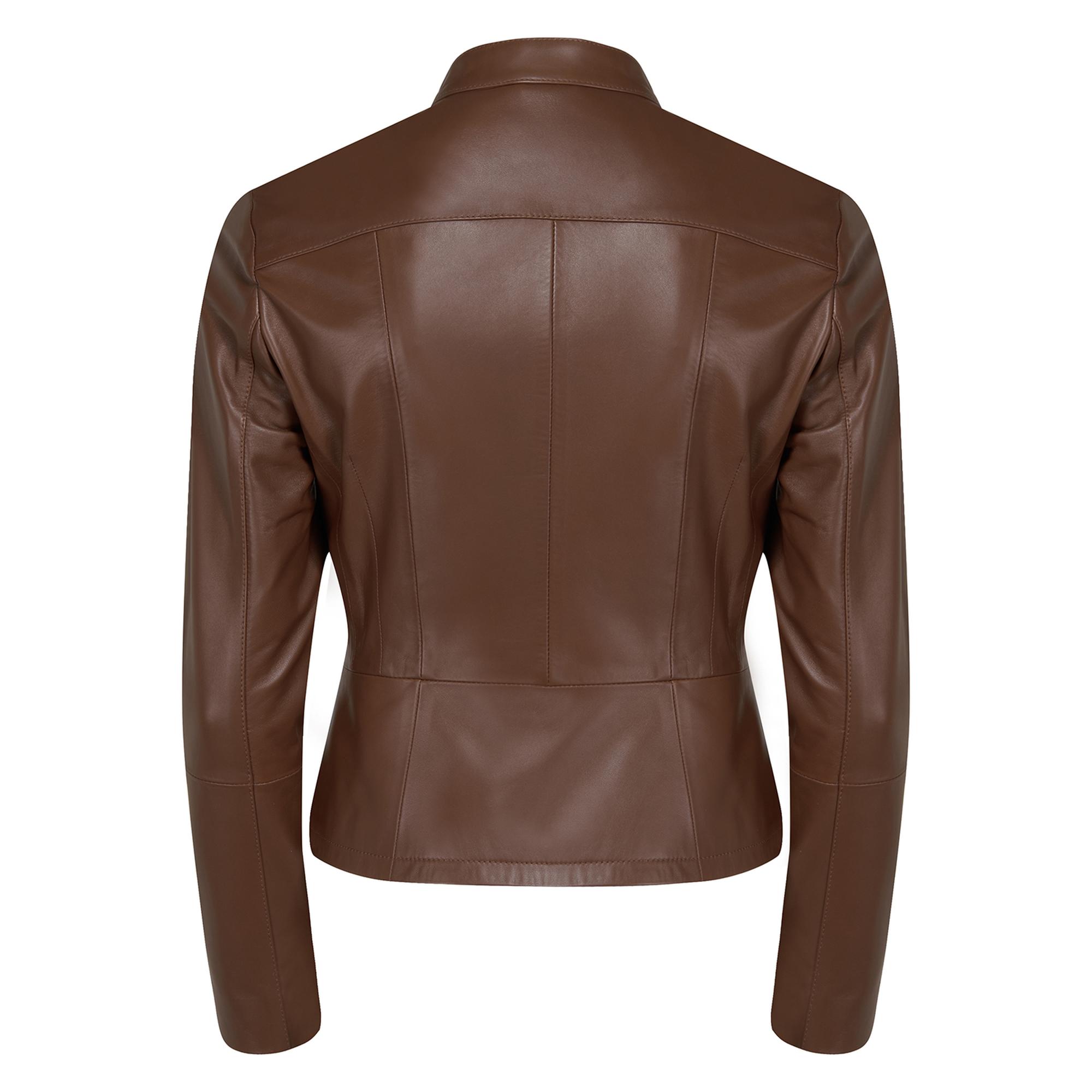 Kalle Taba Kadın Deri Ceket