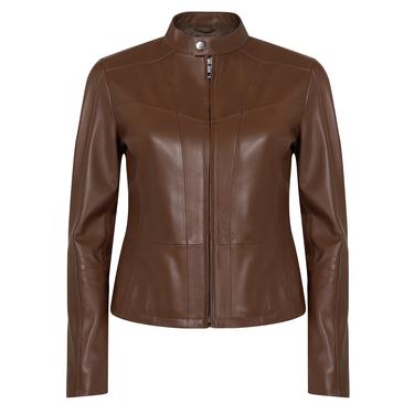  Kalle Taba Kadın Deri Ceket