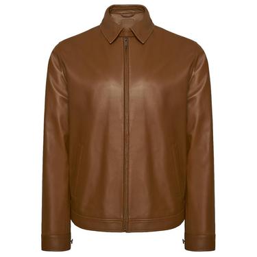  Thomas Erkek Kahve Deri Mont