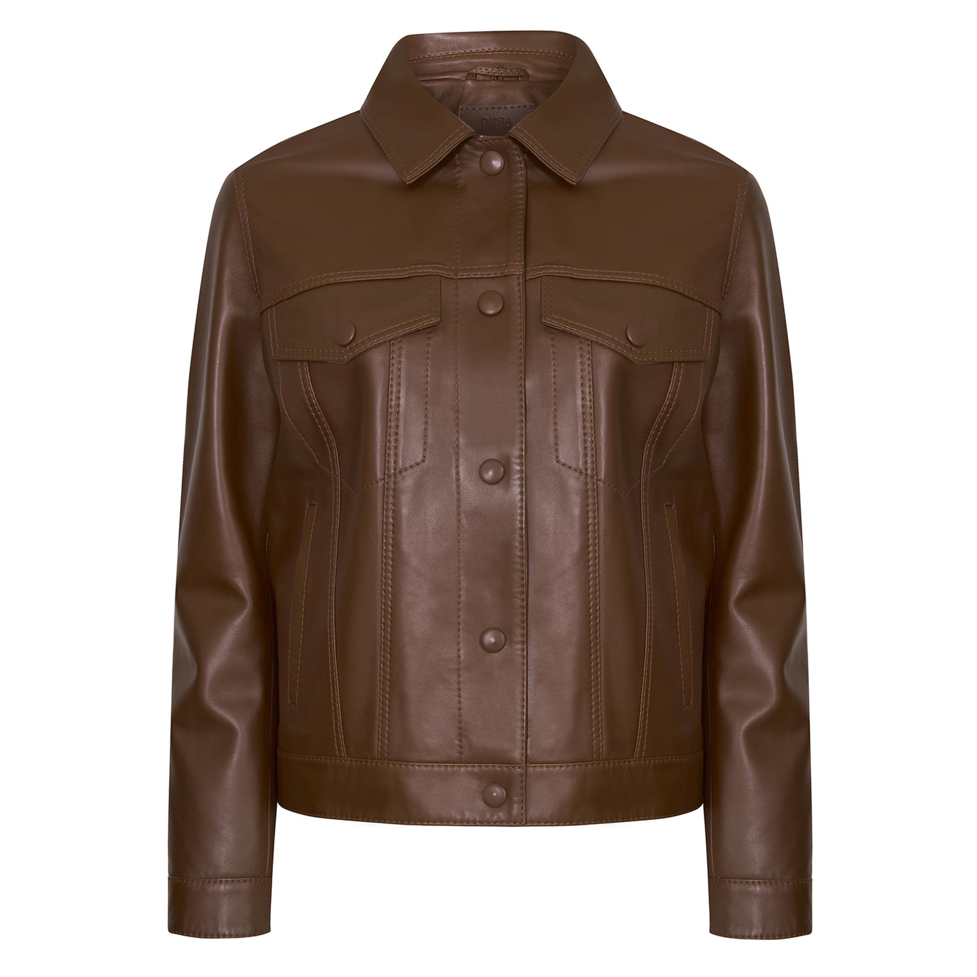 Alicia Konyak Kadın Deri Kapüşonlu Ceket