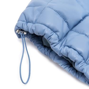  Marquise Mavi Kadın Kısa PufferDeri Yelek