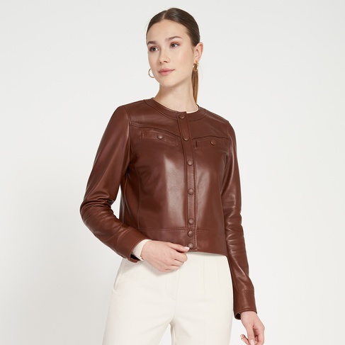  Marry Konyak Kadın Deri Ceket