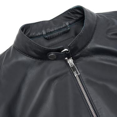  Ilaria Lacivert Kadın Deri Ceket