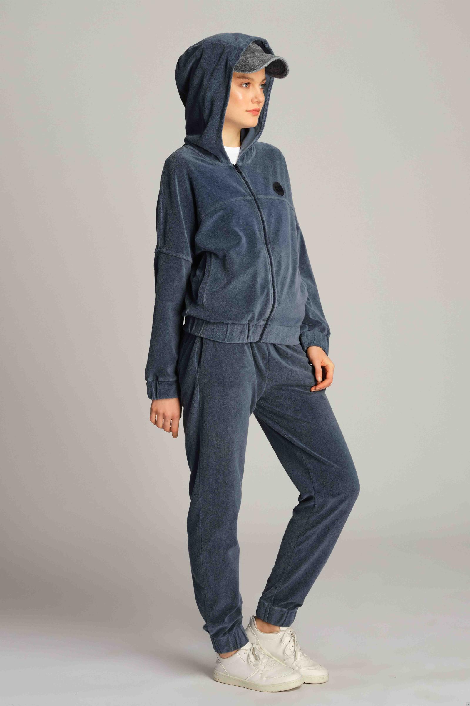  Kadın Spor Ceket 22094 166 - 166 NAVY BLUE