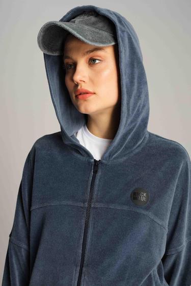  Kadın Spor Ceket 22094 166 - 166 NAVY BLUE