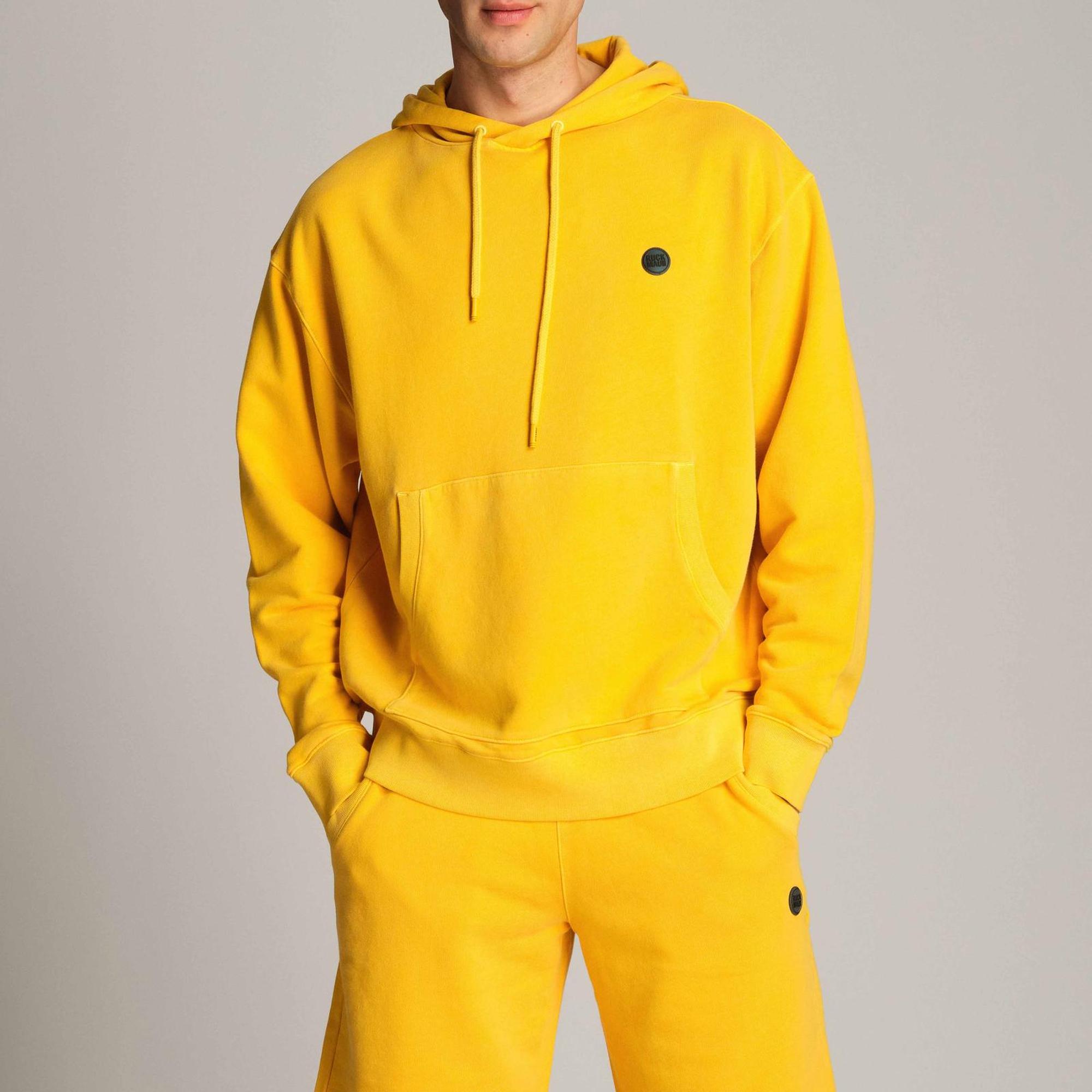Erkek Kapüşonlu Sweatshirt 23305 951 - Golden rod