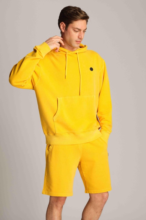  Erkek Kapüşonlu Sweatshirt 23305 951 - Golden rod
