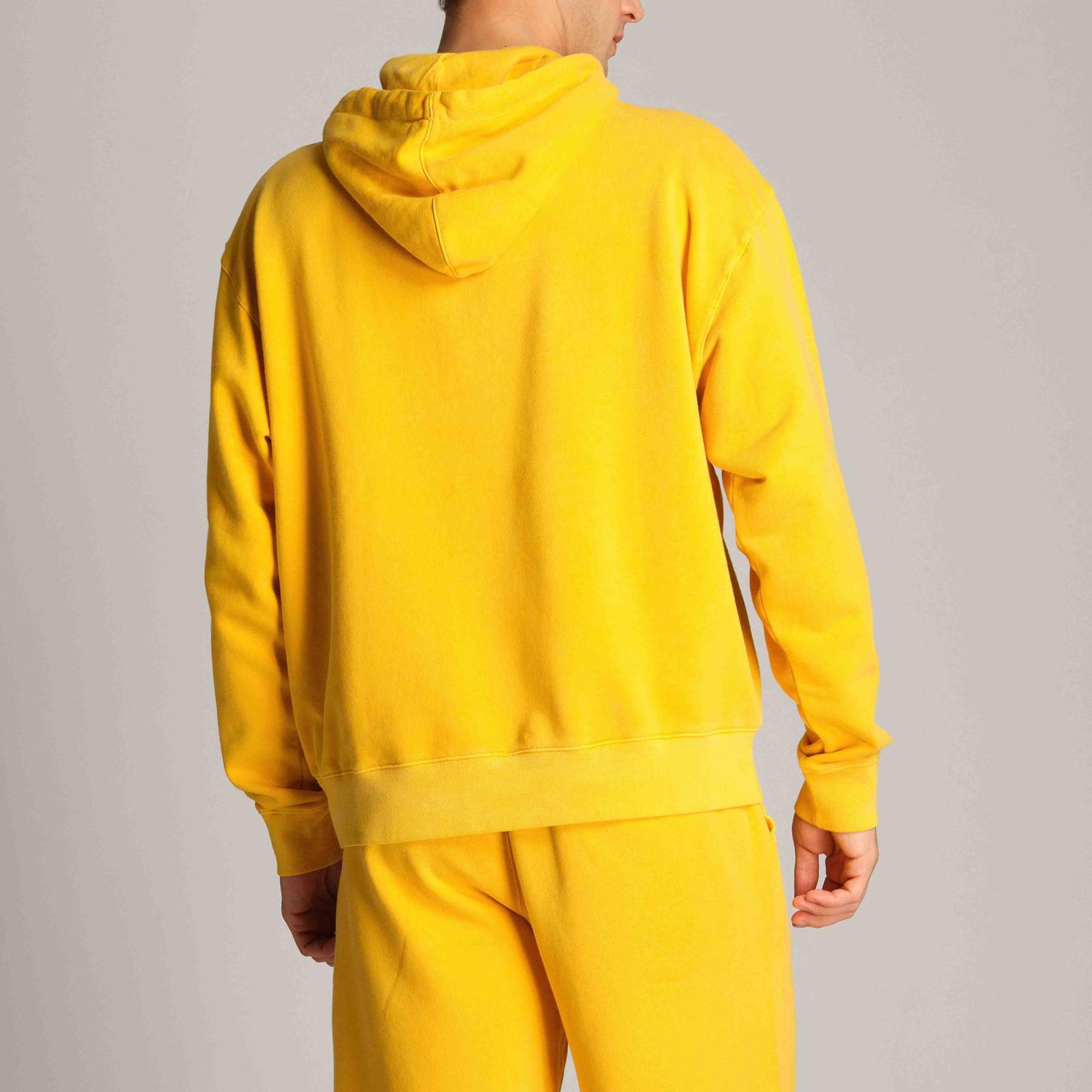 Erkek Kapüşonlu Sweatshirt 23305 951 - Golden rod