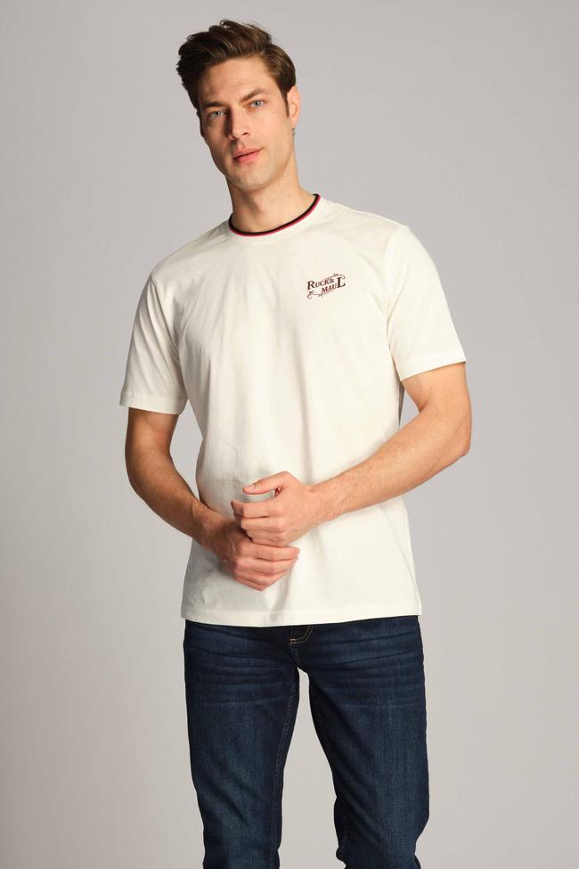  Erkek Tişört 22020 1143 - Marshmallow