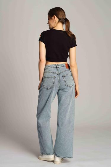  Kadın Kot Pantolon 23919 7789 - Light blue