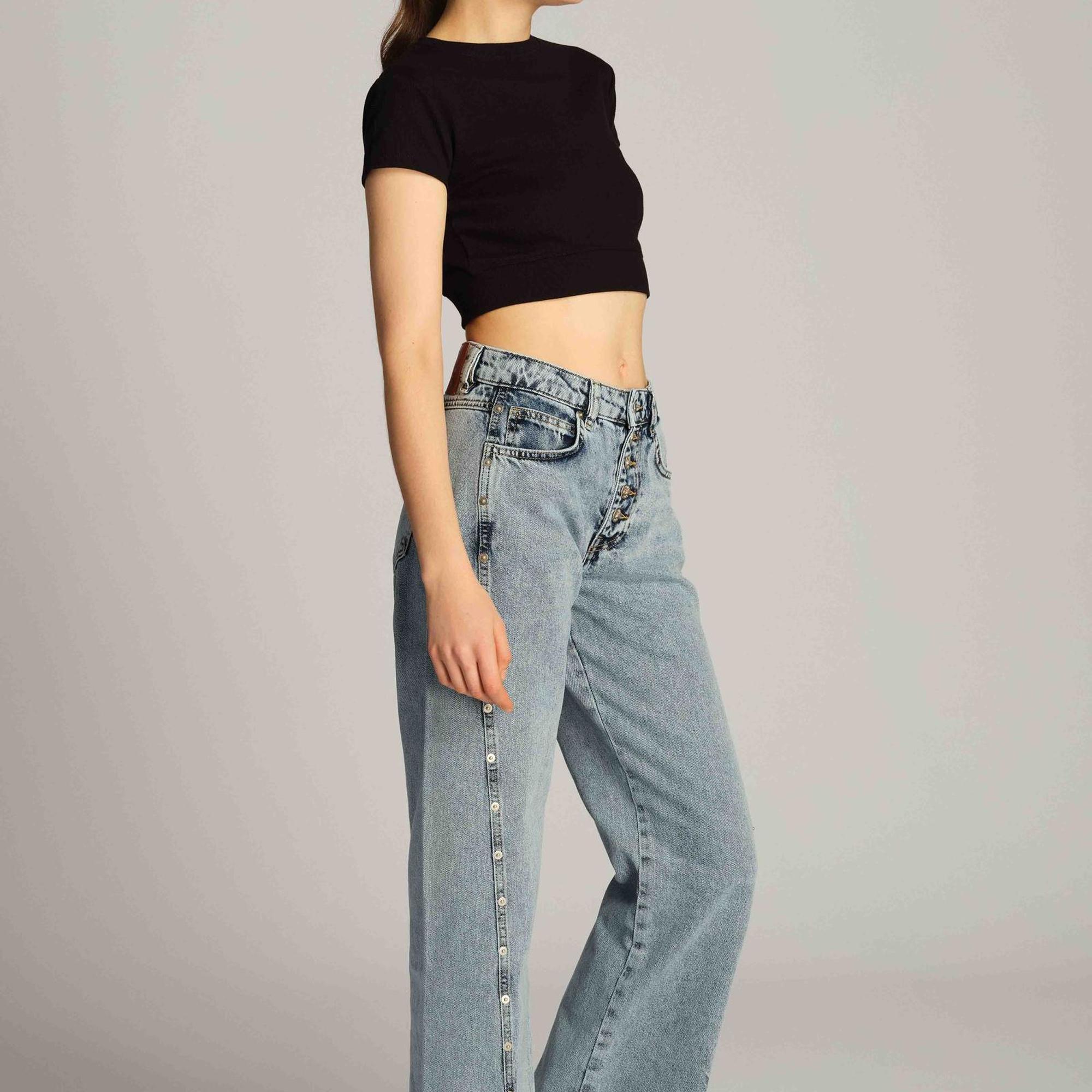 Kadın Kot Pantolon 23919 7789 - Light blue