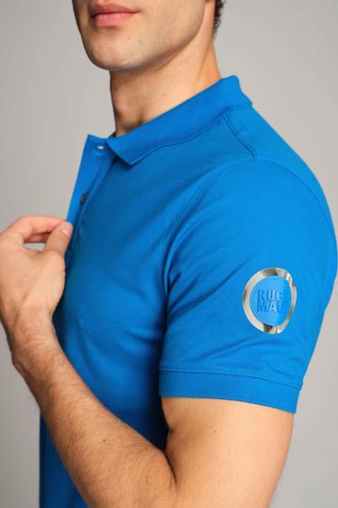  Erkek Polo Tişört 23309 244 - Directoire Blue