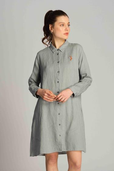  Kadın Elbise 23901 5806 - Green Mileniu