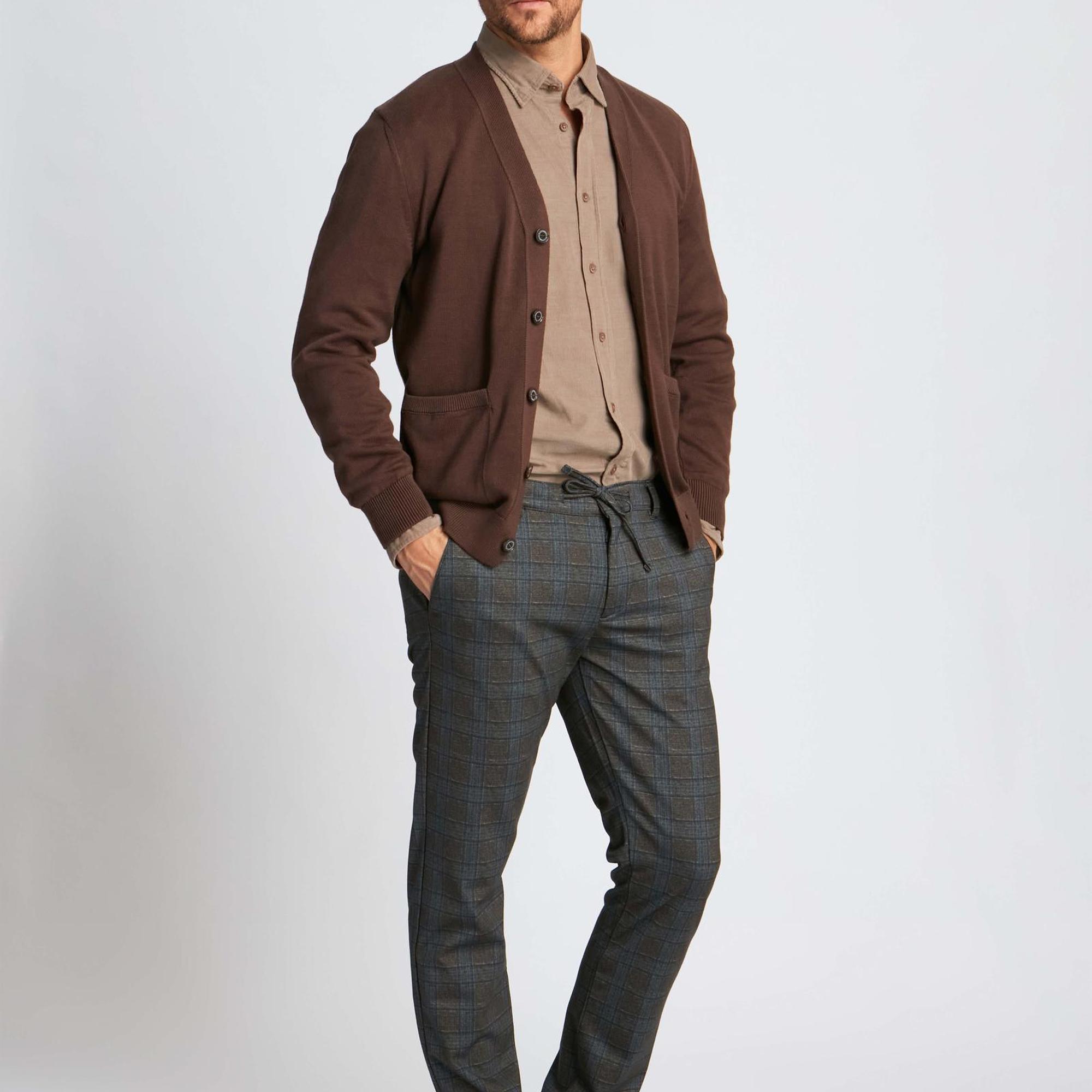 Erkek Hırka 23228 14527 - Chesnut