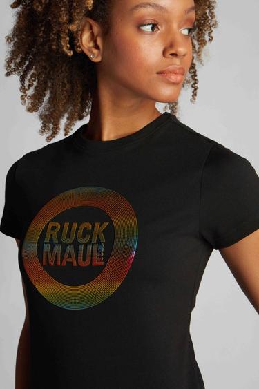  Kadın Tişört 23608 9000 - 9000 NERO