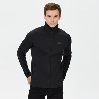  Jack Wolfskin Baiselberg Erkek Siyah Polar Ceket