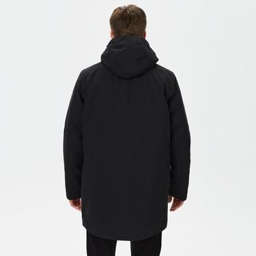  Jack Wolfskin Eiswald Parka Erkek Siyah Mont