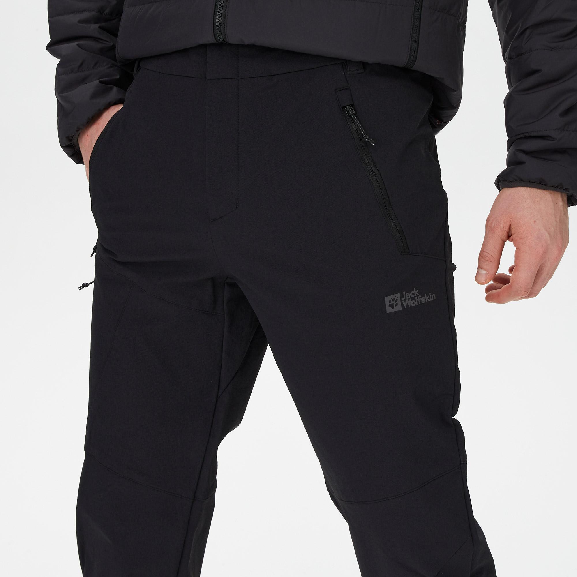 Jack Wolfskin Glastaltiner Erkek Siyah Outdoor Pantolon