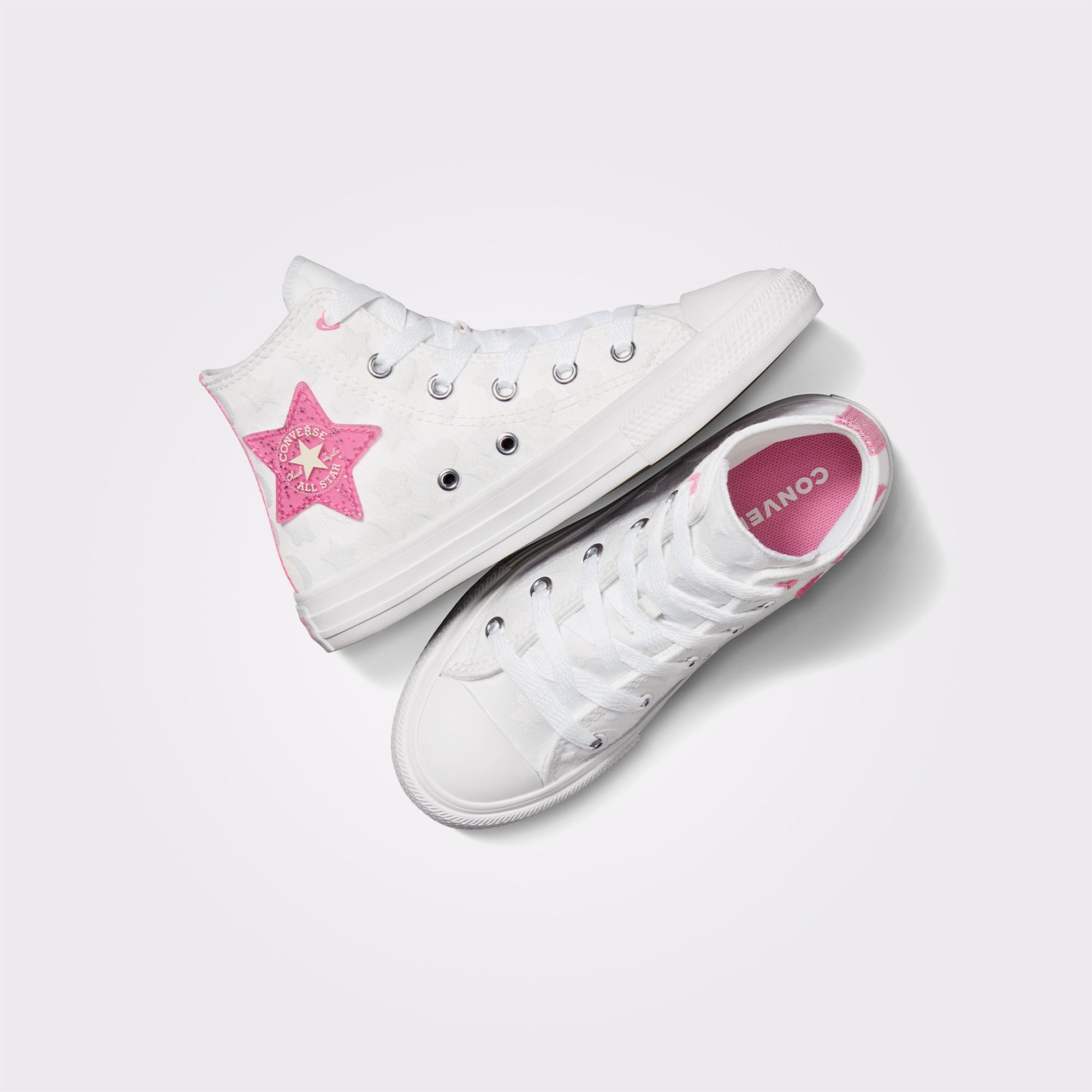 Converse Chuck Taylor All Star Sparkle Çocuk Beyaz Sneaker