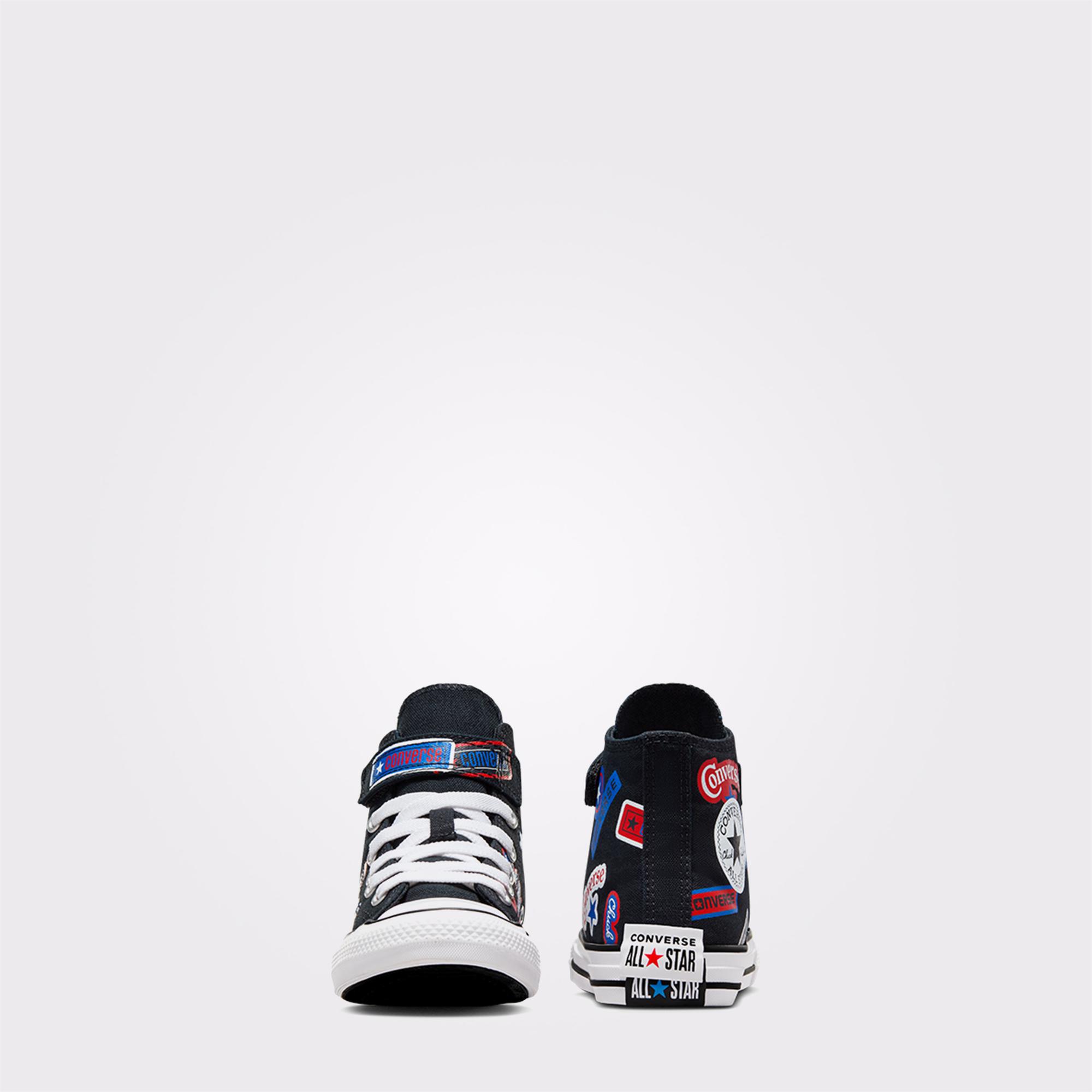 Converse Chuck Taylor All Star Easy On Stickers Çocuk Siyah Sneaker